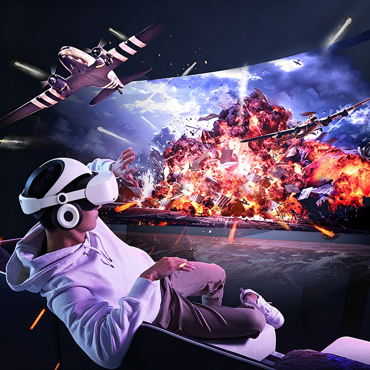 Tayvos 3D VR Glasses immersive viewing