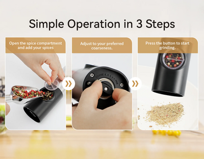 Lumenia Grinder Effortless Operation Detail