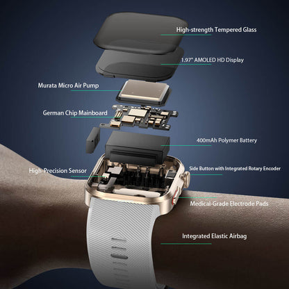 Aegis D6 Ultra Smart Blood Pressure Watch detail view