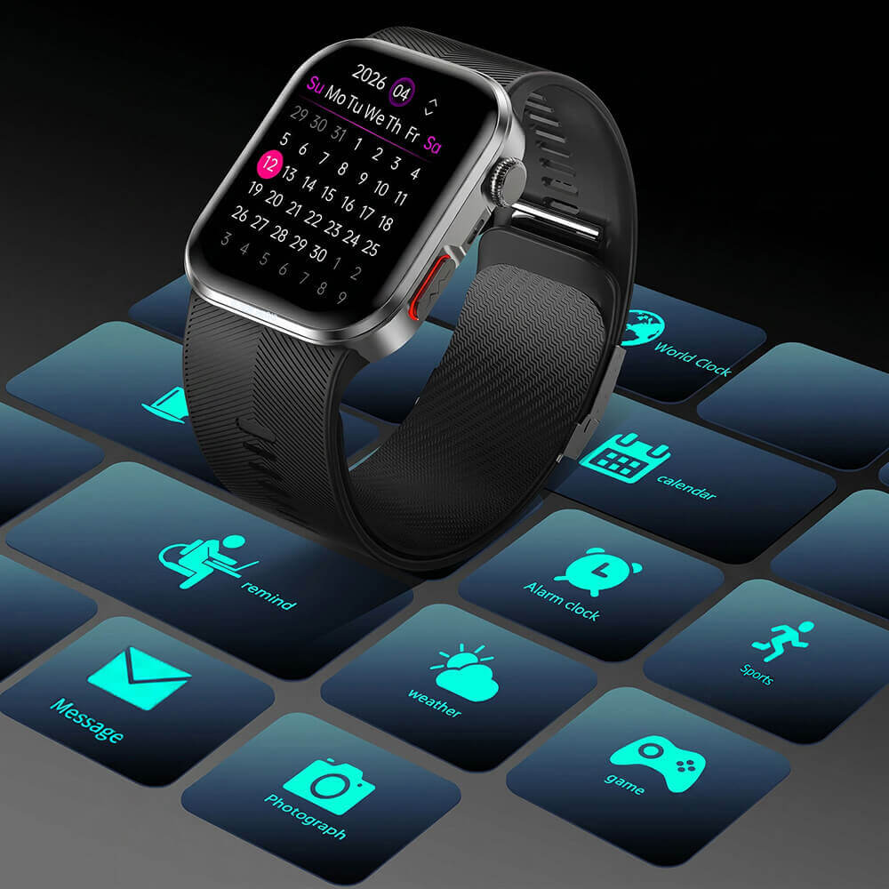 Aegis D6 Ultra Smart Blood Pressure Watch functional diagram