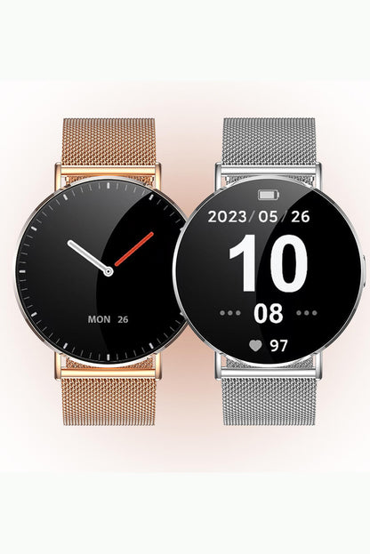 Aegis KM88 Smartwatch always-on display - screen-off clock keeps time visible without raising wrist