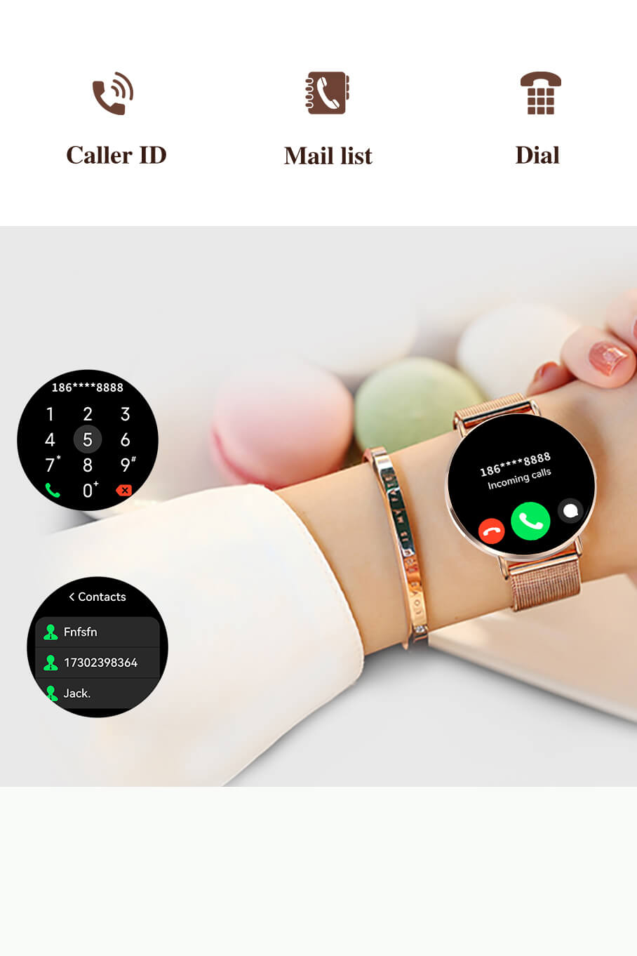 Aegis KM88 Smartwatch Bluetooth calling - make and receive calls from wrist with dual BLE 5.3 BT 3.0