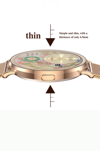 Aegis KM88 Smartwatch slim design - ultra-thin full metal body barely-there premium wearing experience