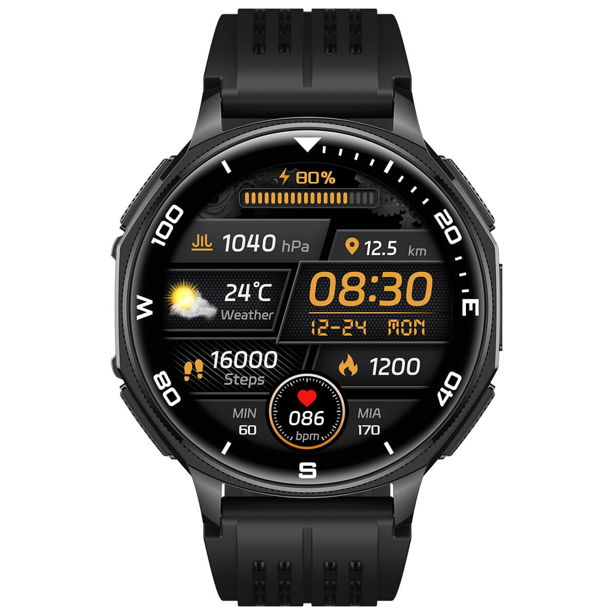 Aegis XS99 Adventure GPS Smartwatch - Black