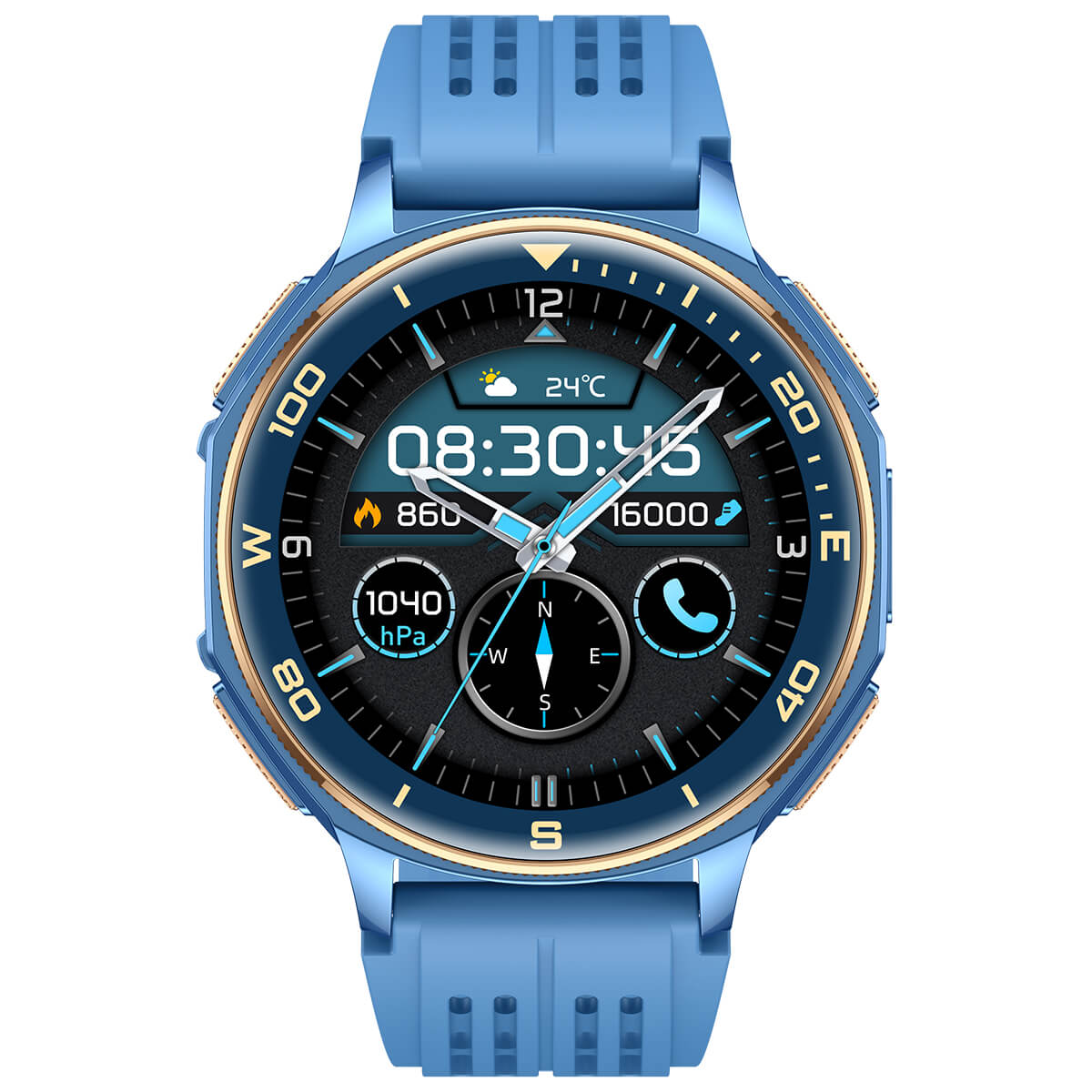 Aegis XS99 Adventure GPS Smartwatch - Blue