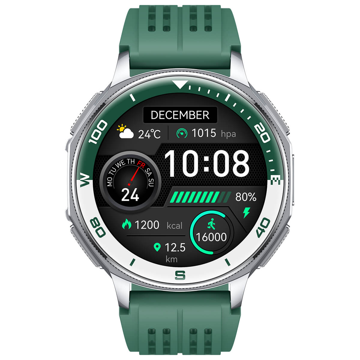 Aegis XS99 Adventure GPS Smartwatch - Green