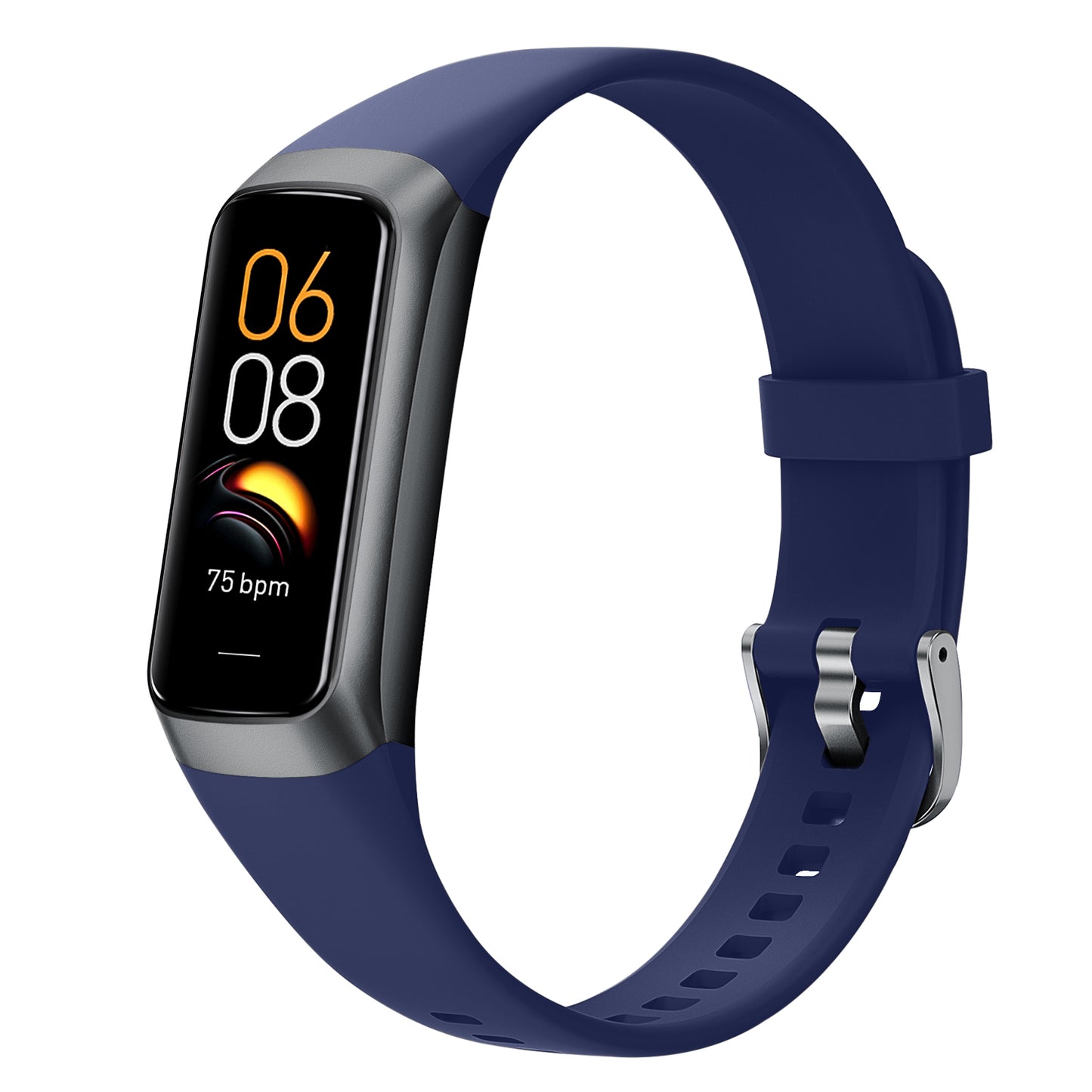 Aeqis Smart Fitness Tracker - Black-Blue
