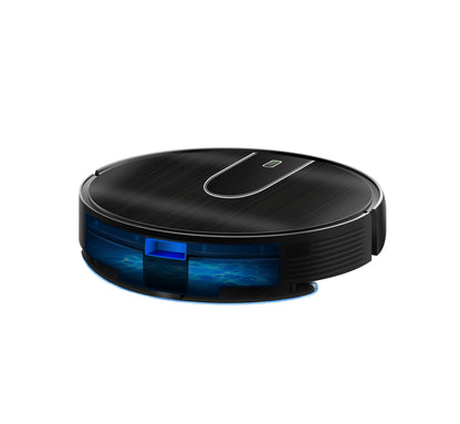 AeroBot S7 Pro Robot Vacuum Cleaner - underside view showing double brush system and suction inlet
