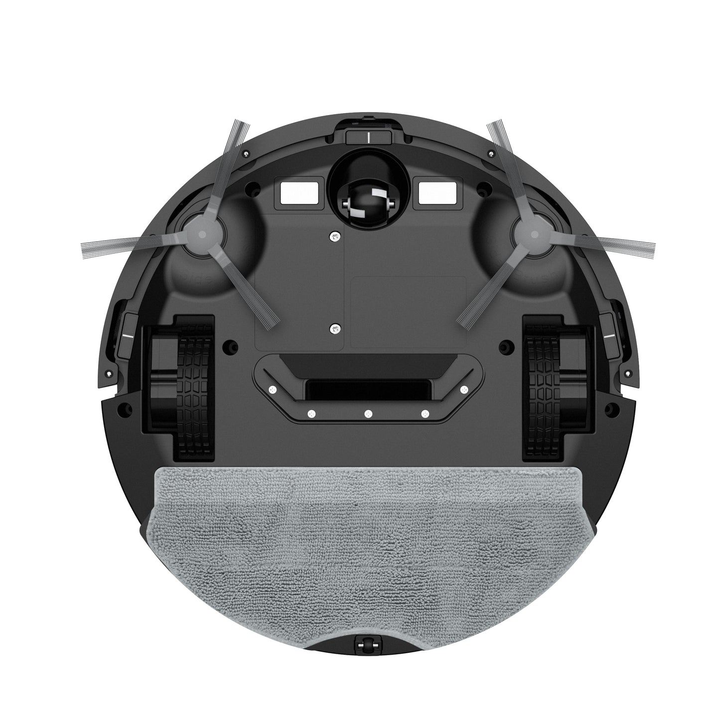 AeroBot S7 Pro Robot Vacuum Cleaner - detail view showing 2-in-1 dustbin and water tank