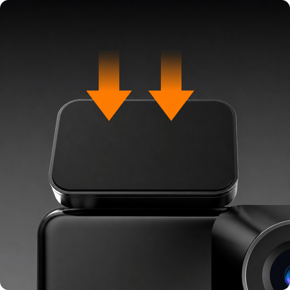 Ahalar Dash Cam removable bracket for repositioning