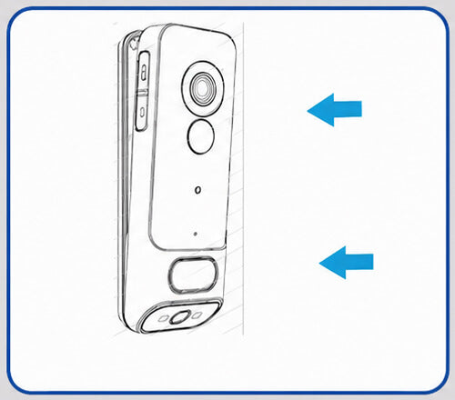 Ahalar Dual-Camera Video Doorbell installation step 3