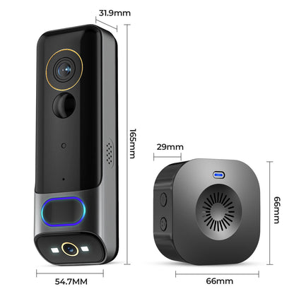 Ahalar Dual-Camera Video Doorbell specification section banner
