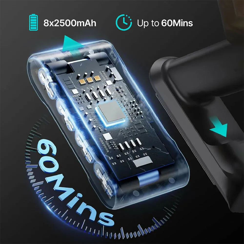 Close-up of electronic device with battery and charging details on a dark background