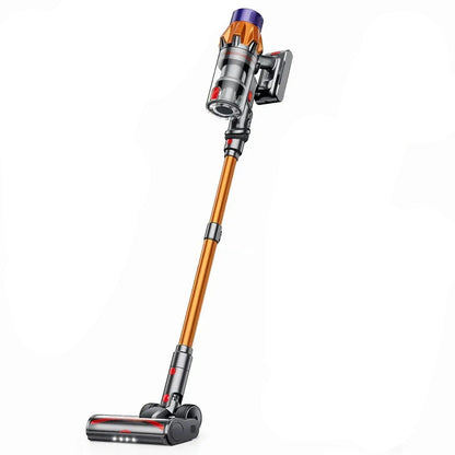 Airvax Vacuum cleaner with attachments and control panel on a white background