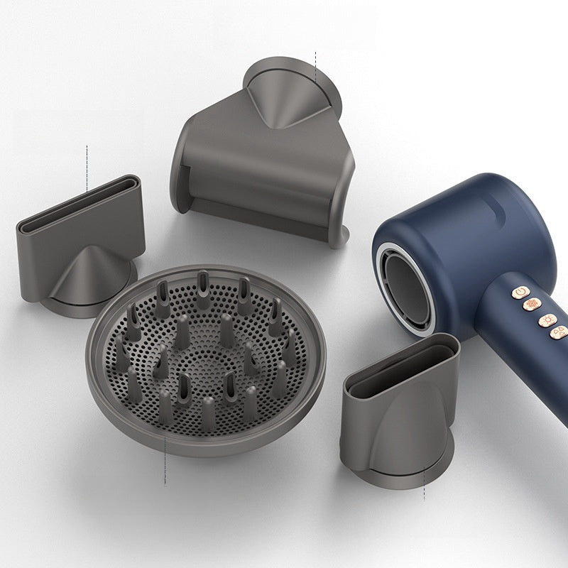 Set of attachments for a Aurevia Smart Ionic Hairdryer on a white background