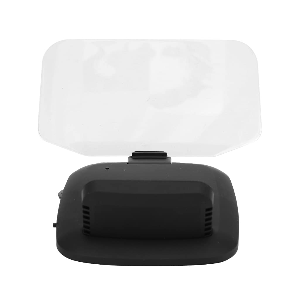 Autenvi HD70 HUD carousel 2 - OBD diagnostics mode showing speed RPM engine temp fault codes