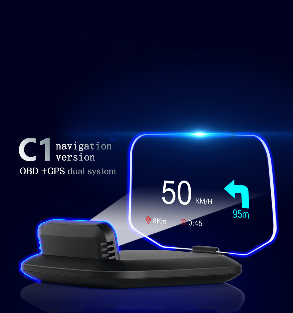Autenvi HD70 HUD dynamic display detail - consumer study 94% less distracted 88% more confident