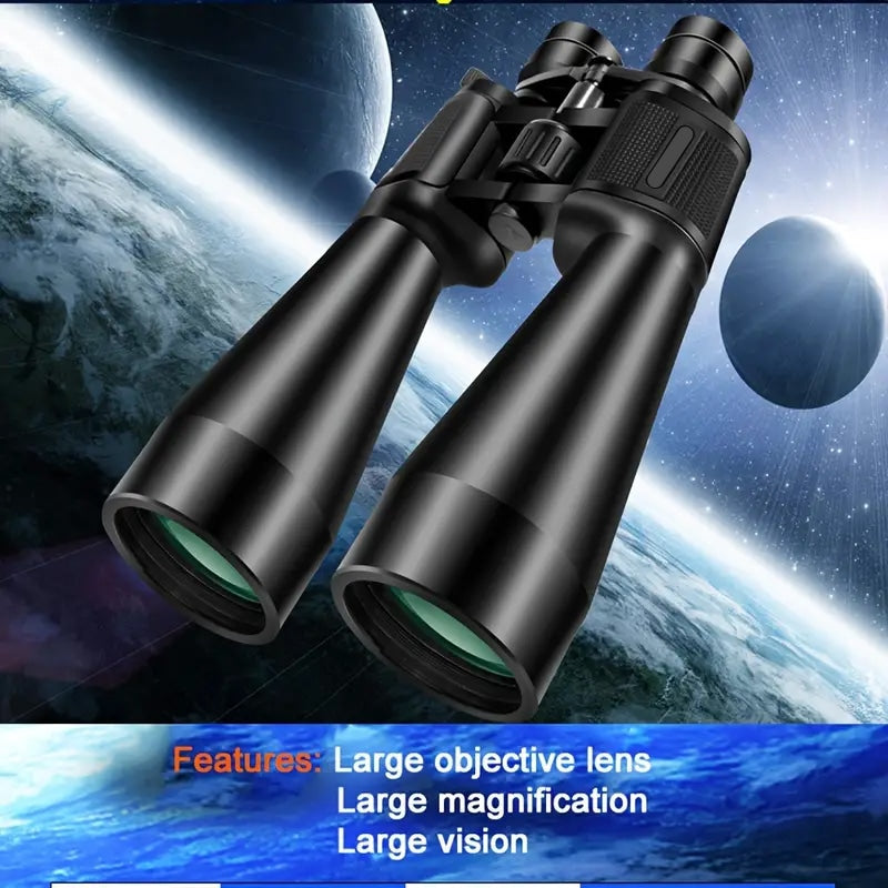 Black Binoclyx Binocular  with space-themed background
