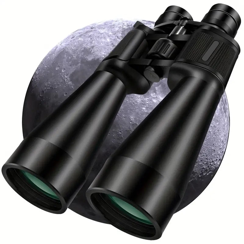 Black Binoclyx Binocular  with a moon background