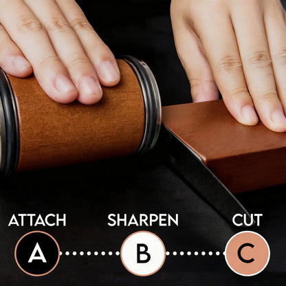 Bovallo Rolling Knife Sharpener Kit