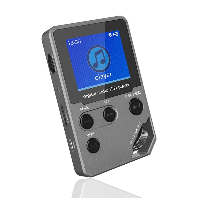 EjoyMuzi Music Player with screen displaying 'player' on a white background