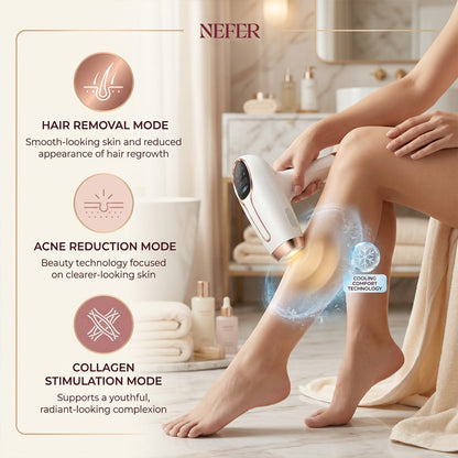 Elara IPL Laser Hair Removal Device - customer results photo showing skin smoothness