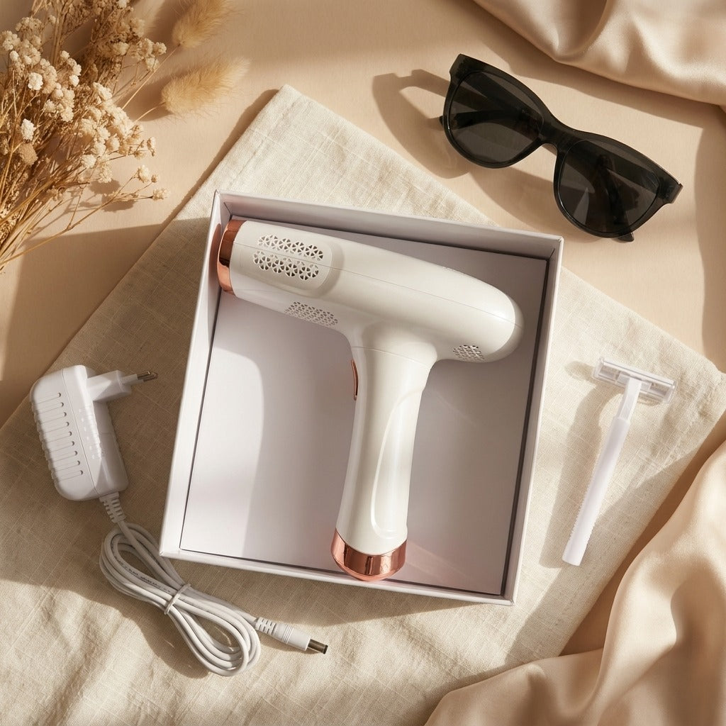 Elara IPL Laser Hair Removal Device - customer photo showing results after consistent use
