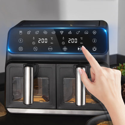 Elarvo Air Fryer touchscreen