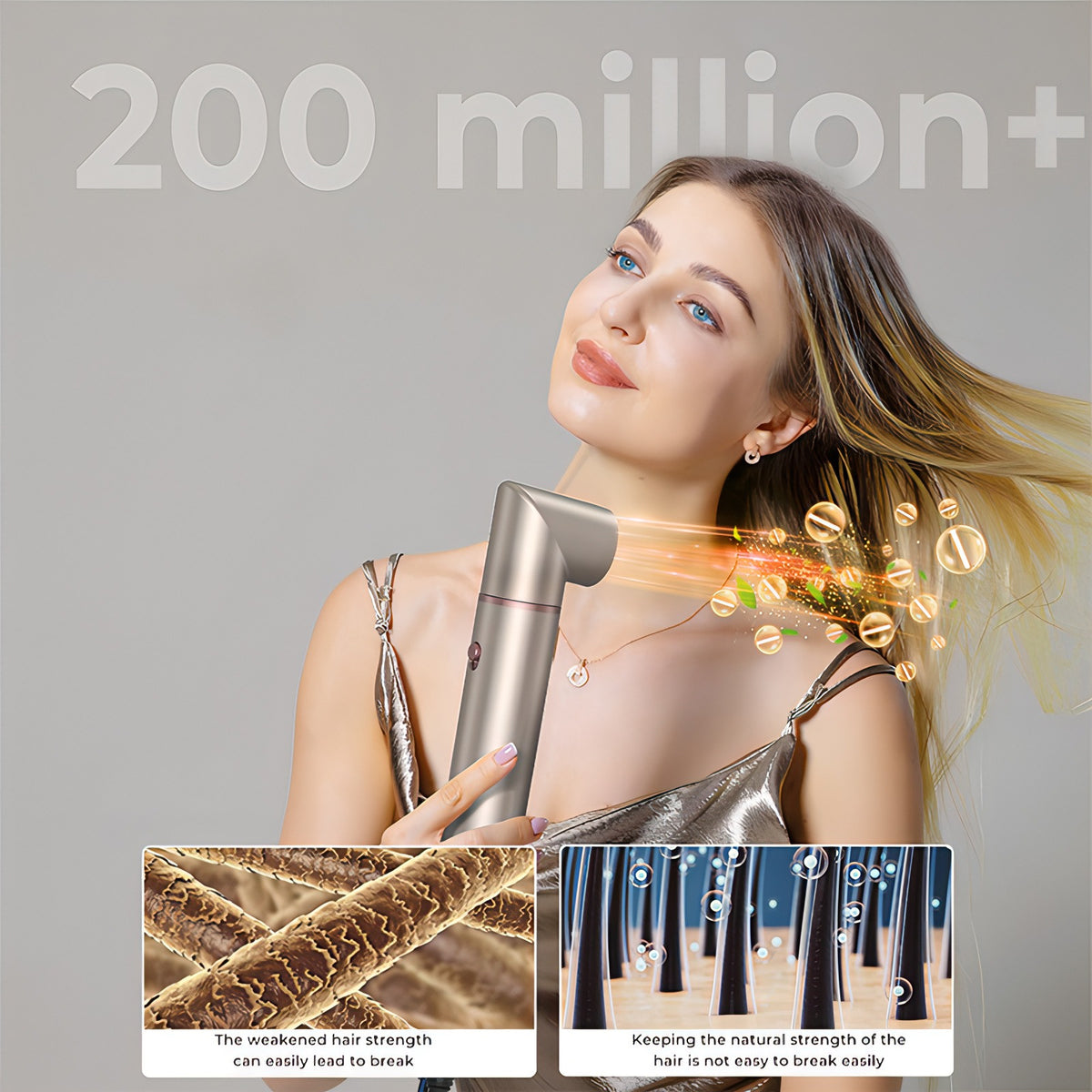 Fenzora Hot Air Brush negative-ion technology