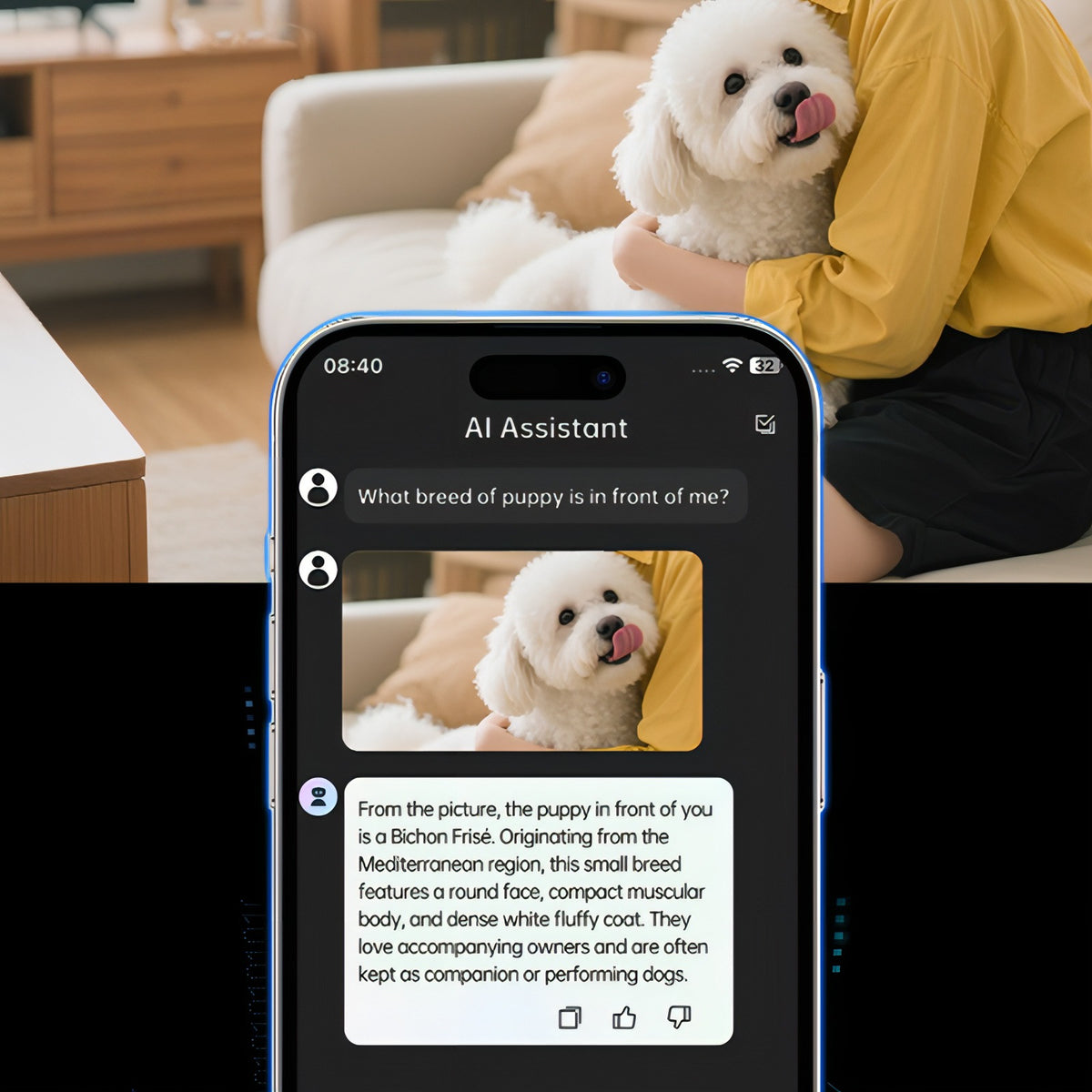 Fenzora Smart Glasses AI image recognition