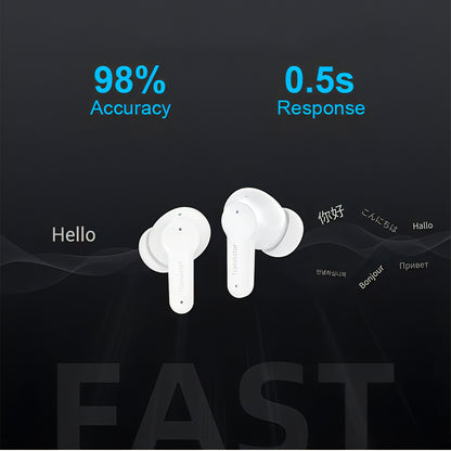 Fenzora Translator Earbuds lightning-fast and accurate translation