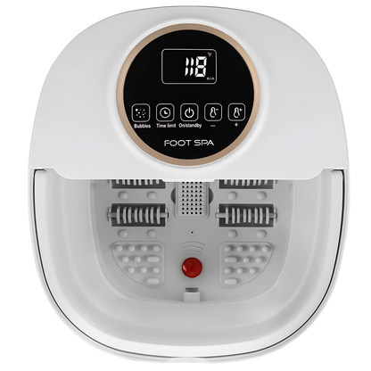 White FotixBath Foot Bath with digital display on a white background