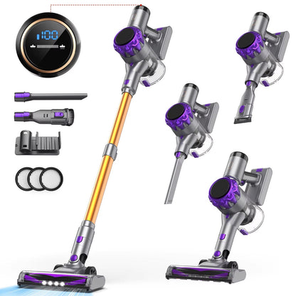 FurVaxim V3 Vacuum Cleaner with attachments on a white background