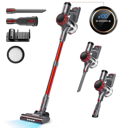 FurVaxim V3 Vacuum Cleaner with attachments on a white background