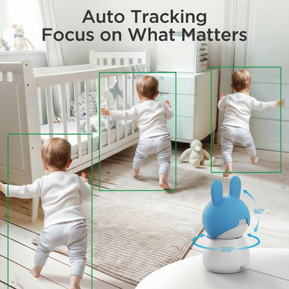 Guardstech Baby Monitor Pan Tilt Coverage