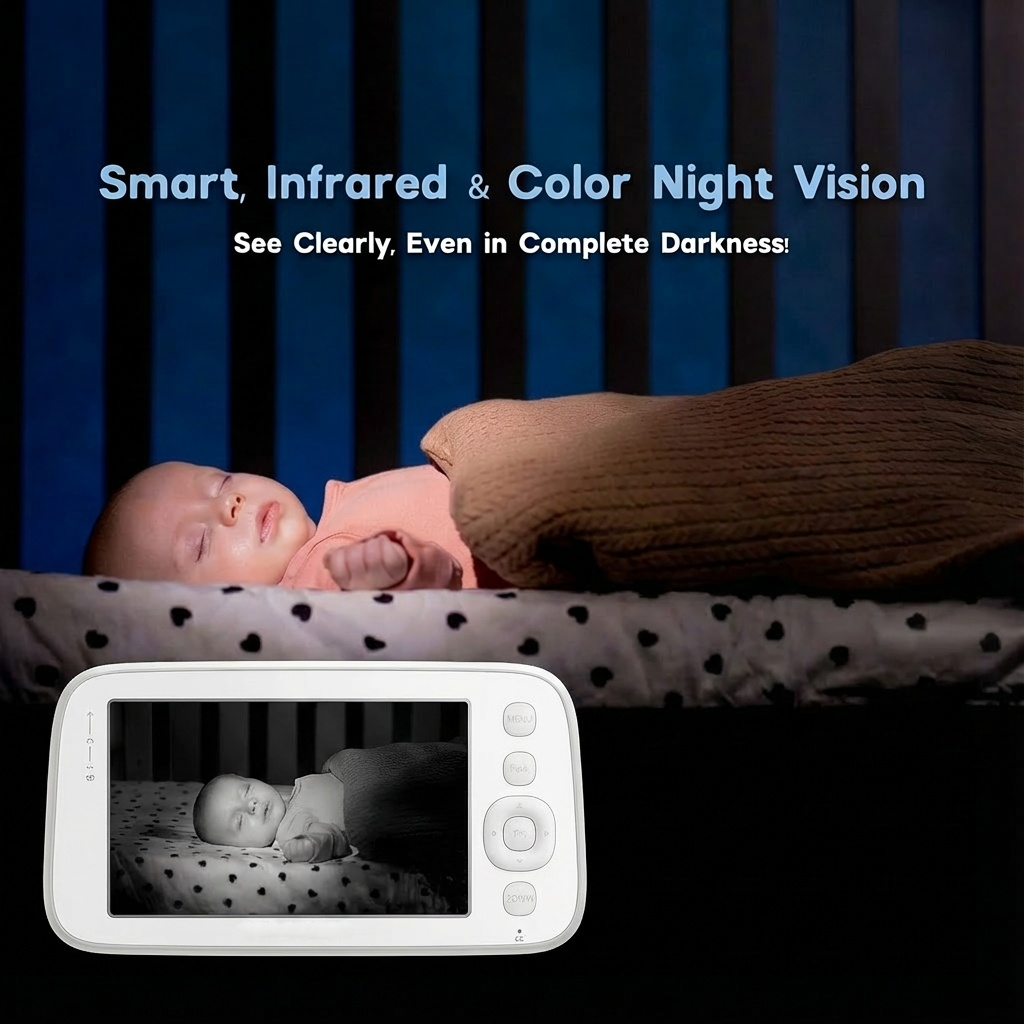 Guardstech Baby Monitor Night Vision Feature