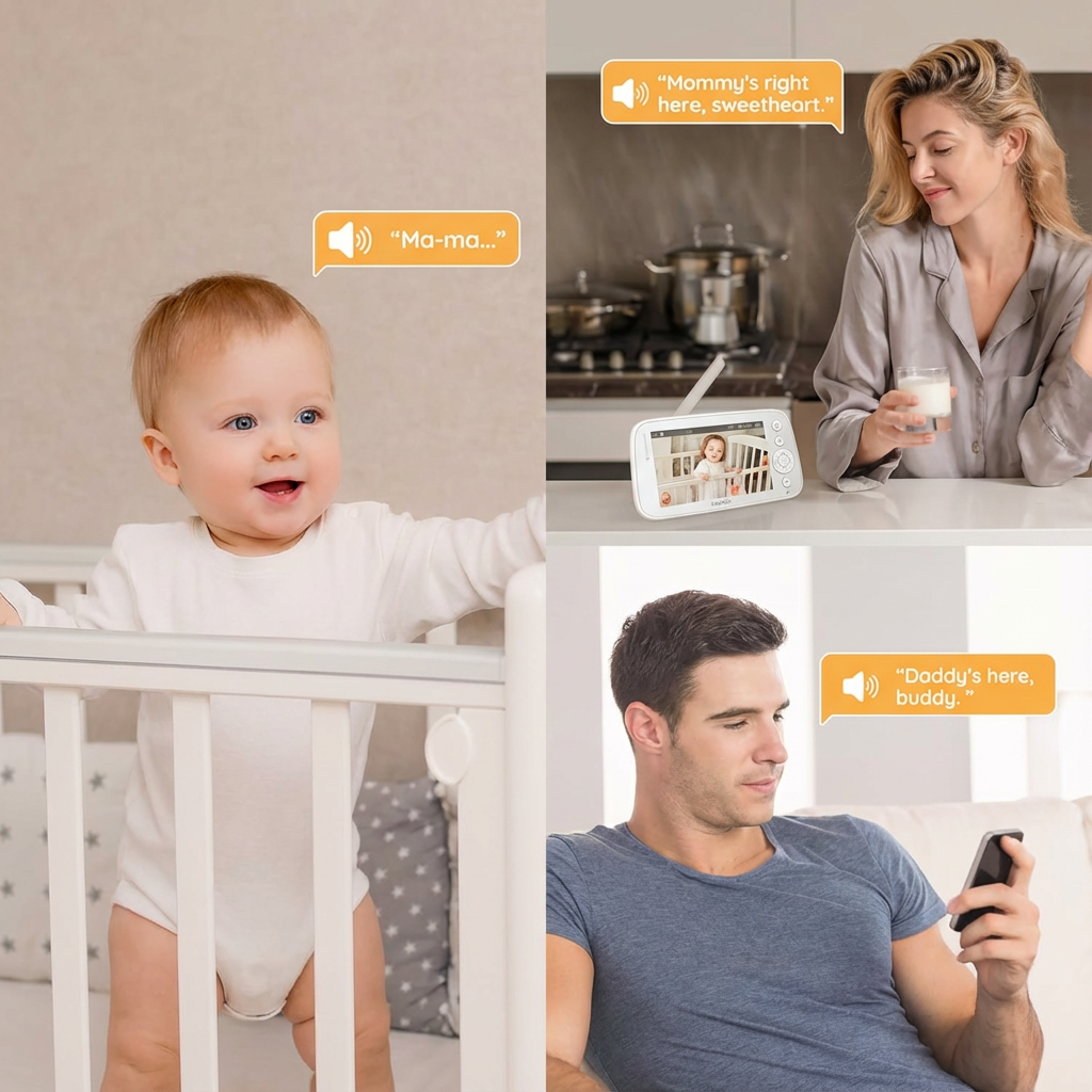 Guardstech Baby Monitor Two-Way Audio