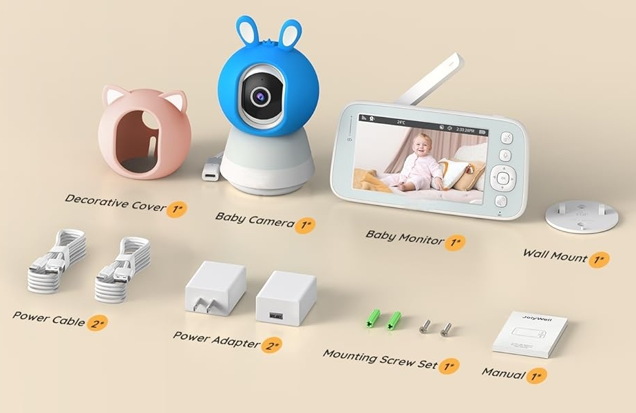 Guardstech Baby Monitor Whats in the Box