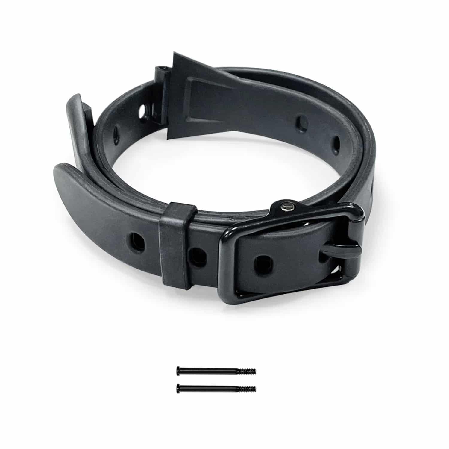 Black HavinFen GPS Dog Fence component on a white background