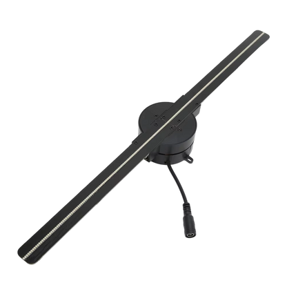 Black Holovoxy 3D Hologram with a long boom arm on a white background