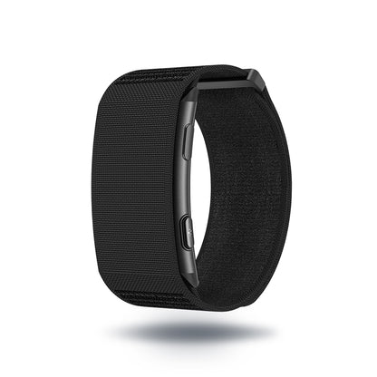 Ionos Screenless Fitness Tracker - product detail view showing slim band design and HealthWear app connection