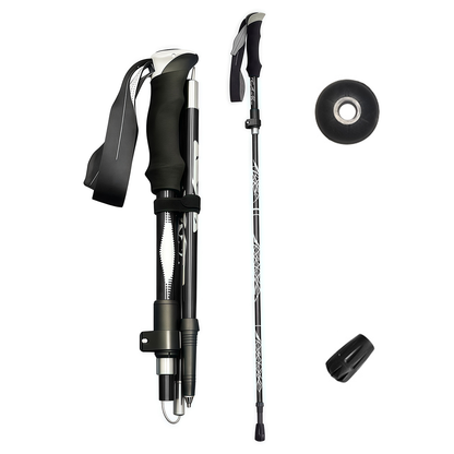 Ironis Hiking Pole - Black Single
