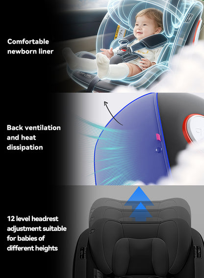 Kalvori Car Seat top tether detail