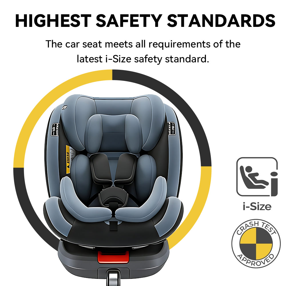 Kalvori Car Seat i-Size ECE R129 certification