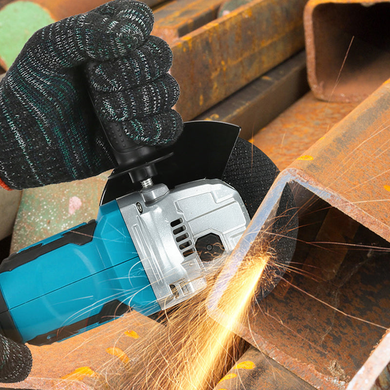 Kalvori Angle Grinder application - metal cutting with metal cutting disc