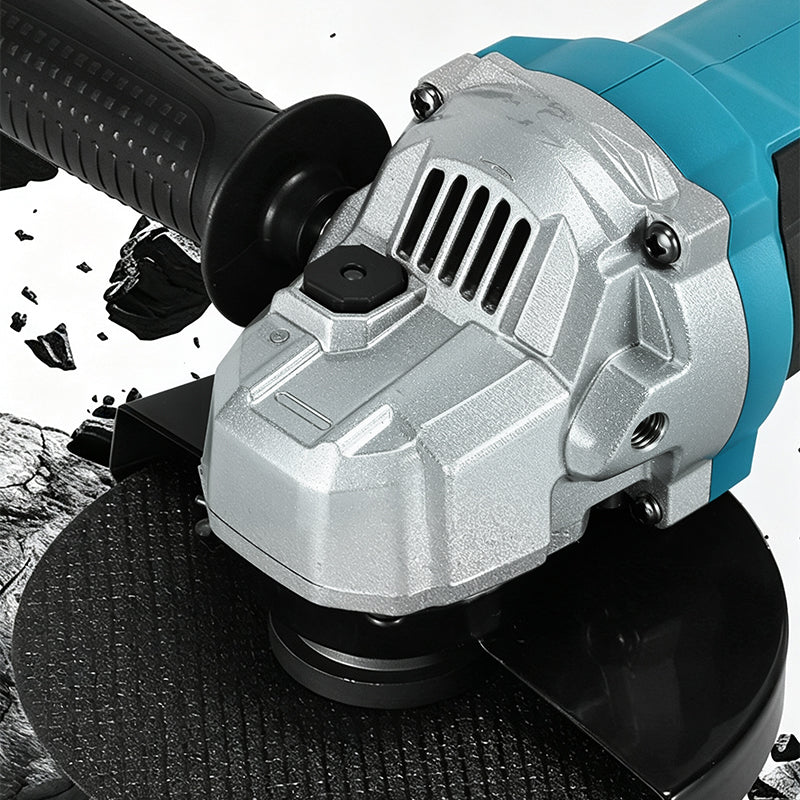 Kalvori Angle Grinder robust metal design - durable housing built for demanding job site conditions
