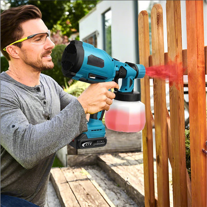 Kalvori Cordless Paint Sprayer disassembled for cleaning