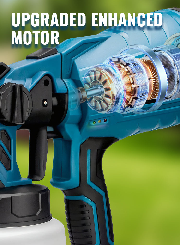 Kalvori Cordless Paint Sprayer container detail