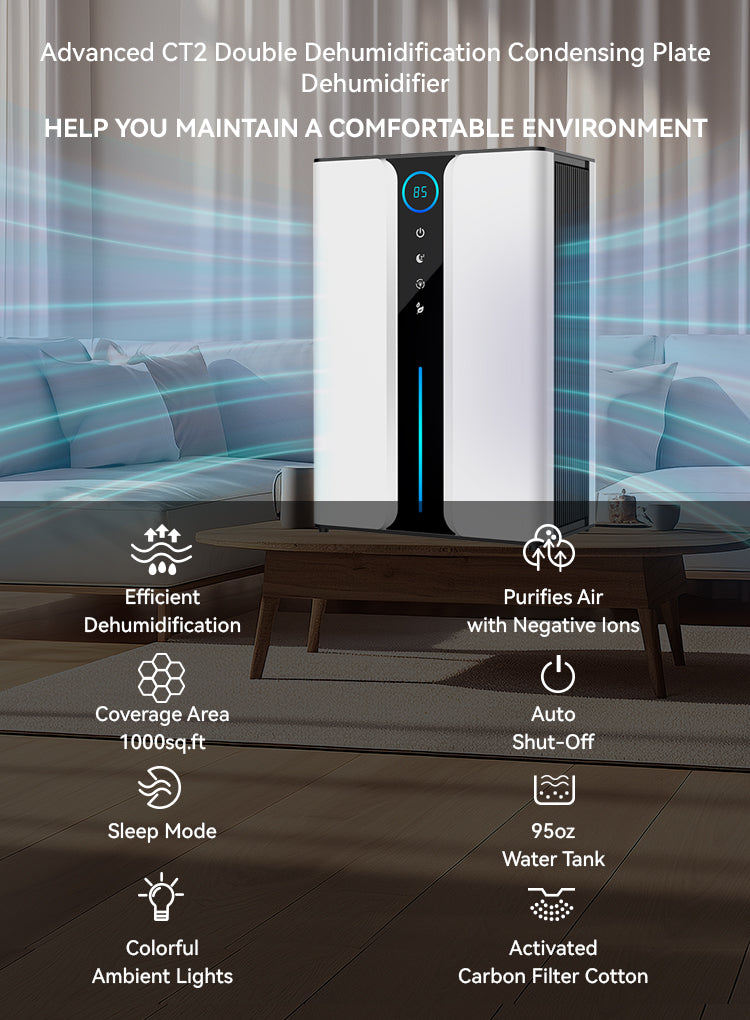 Kalvori Dehumidifier display close-up