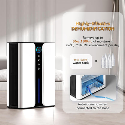 Kalvori Dehumidifier automatic drainage hose connection